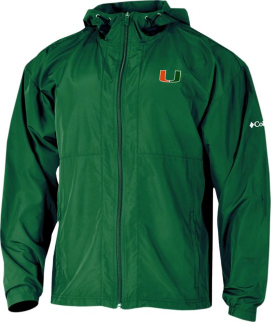 University of Miami Full Zip Windbreaker