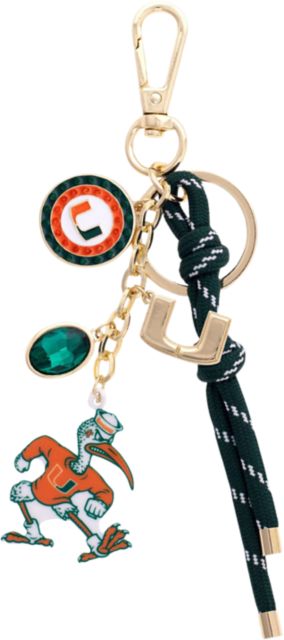 University of Miami Cluster Bag Charm