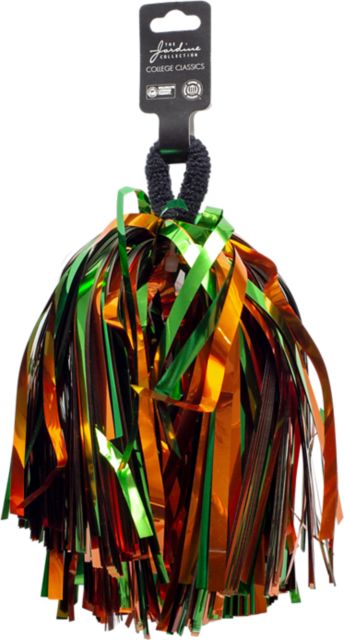 University of Miami Wrist Shimmer Pom