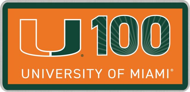 University of Miami Centennial Collector Pin
