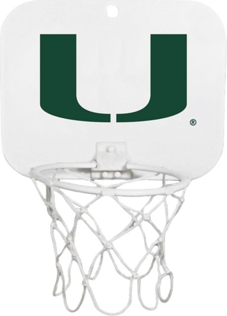 University of Miami Basketball Hoop with 4" Ball