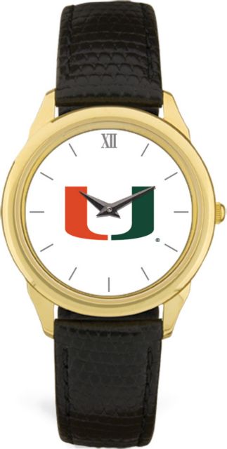 CSI Men's Black Leather  Wristwatch  (Gift Boxed) With Colored Medallion - ONLINE ONLY