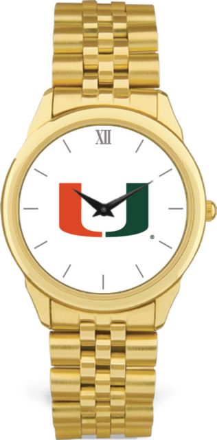 CSI Men's Gold Rolled Link Wristwatch  (Gift Box) With Colored Medallion - ONLINE ONLY