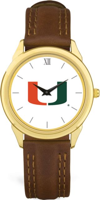 CSI Brownleather Wristwatch With  Colored Medallion - ONLINE ONLY