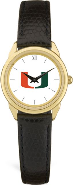 CSI Women's Black Leather Watch(Gift Boxed) With Colored Medallion - ONLINE ONLY