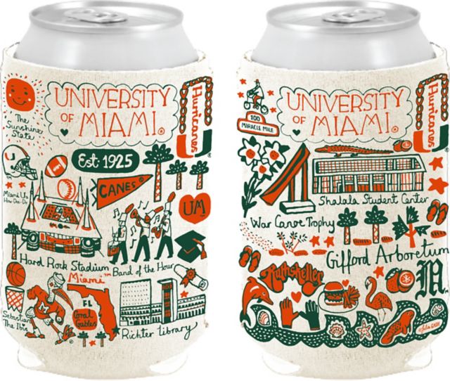 University of Miami Can Coozie