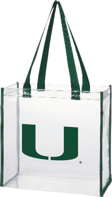 University of Miami Clear Tote