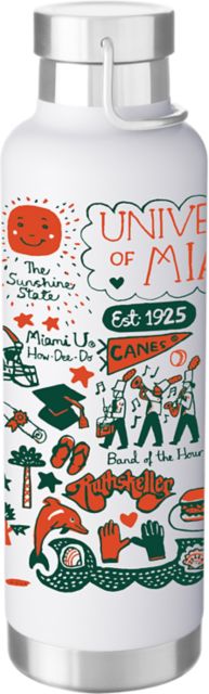 University of Miami 24 oz Bottle