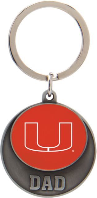 University of Miami Dad Keychain