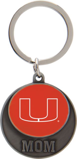 University of Miami Mom Keychain