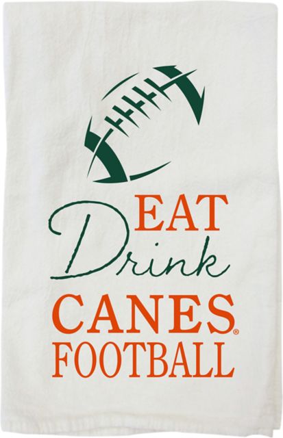 University of Miami Hurricanes Football Tea Towel