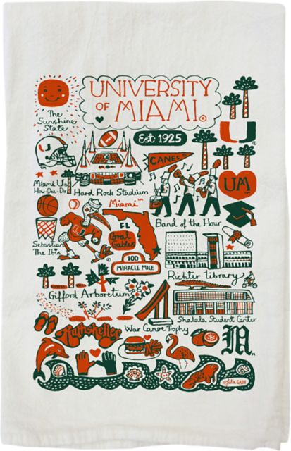 University of Miami Kitchen Towel