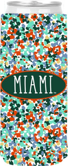 University of Miami Slim Can Coozie