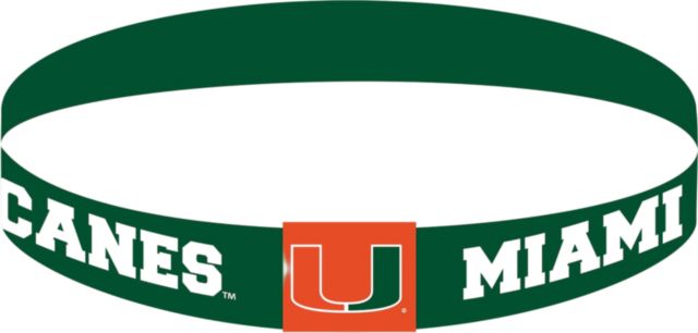 University of Miami Elastic Wristband