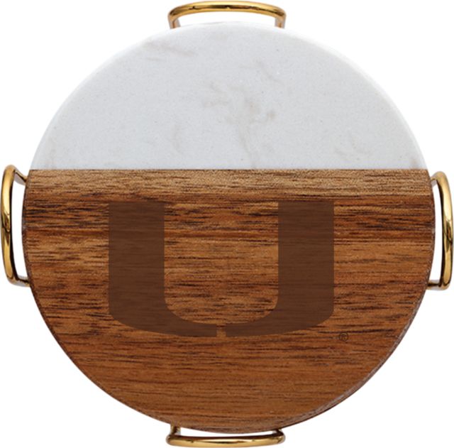 University of Miami Coaster Set