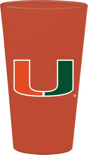 University of Miami Pint Glass
