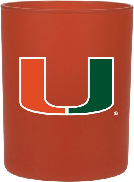University of Miami Matte Glass