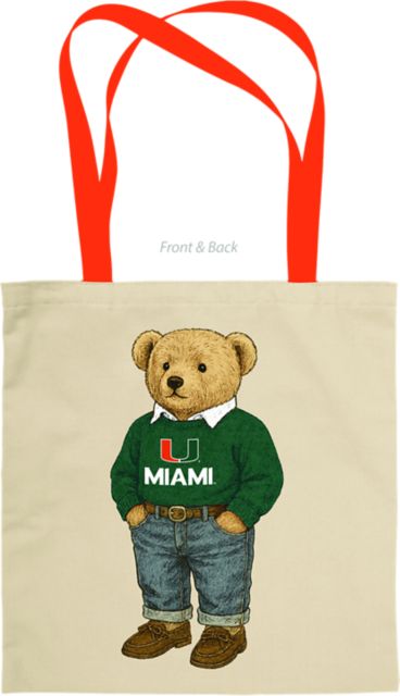 University of Miami Bear Tote Bag