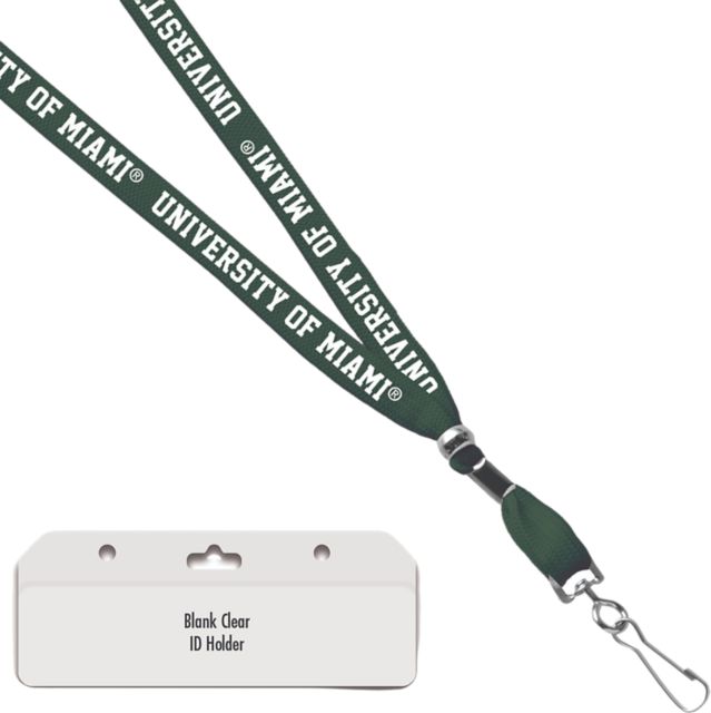 University of Miami Card Dispenser Lanyard