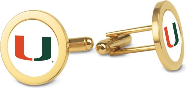 CSI Gold Cufflinks (Gift Boxed) With Colored Medallion - ONLINE ONLY