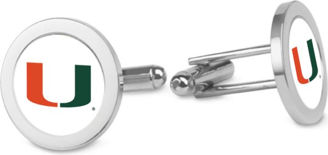 CSI Silver Cufflinks (Gift Boxed) With Colored Medallion - ONLINE ONLY
