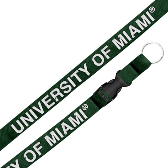 University of Miami .75" Lanyard