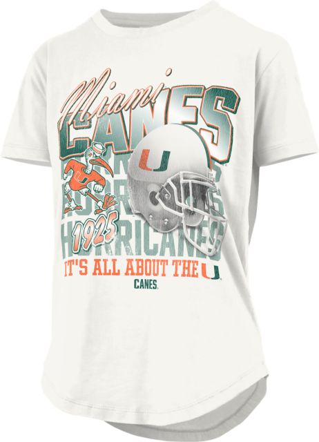 University of Miami Hurricanes Women's Football Short Sleeve Jersey