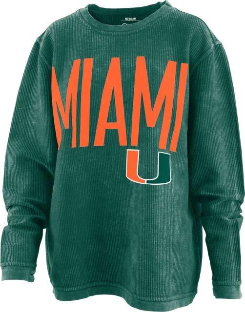 University of Miami Women's Oversized Crewneck Sweatshirt