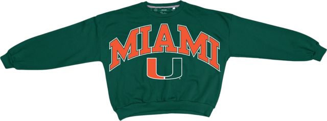 University of Miami Women's Crewneck Sweatshirt