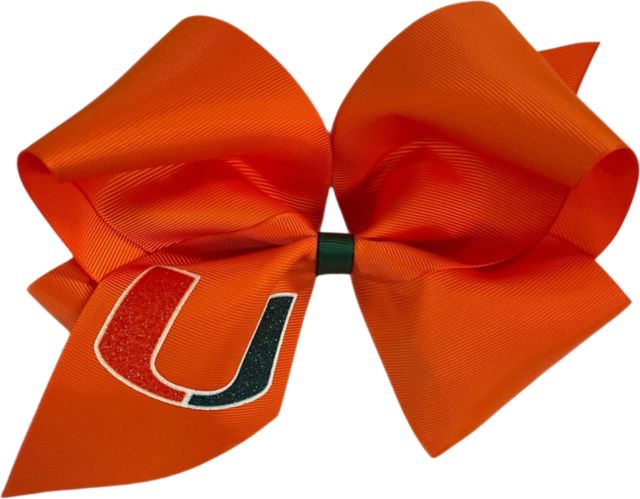 University of Miami Child Cheer Bow