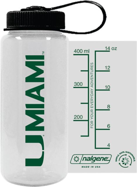 University of Miami 16 oz. Nalgene Bottle