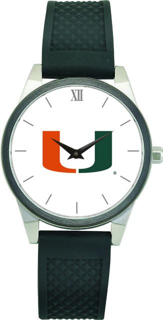 CSI Women's Wristwatch (Gift Boxed) With Black Silicone Strap And Color Medallion. - ONLINE ONLY
