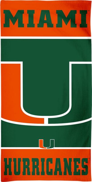 University of Miami 30 x 60 Beach Towel