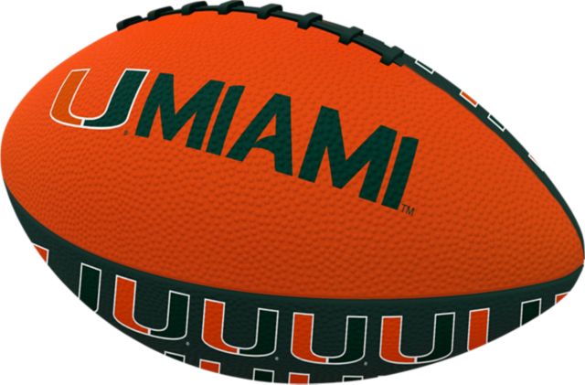 University of Miami Mini Glossy Football