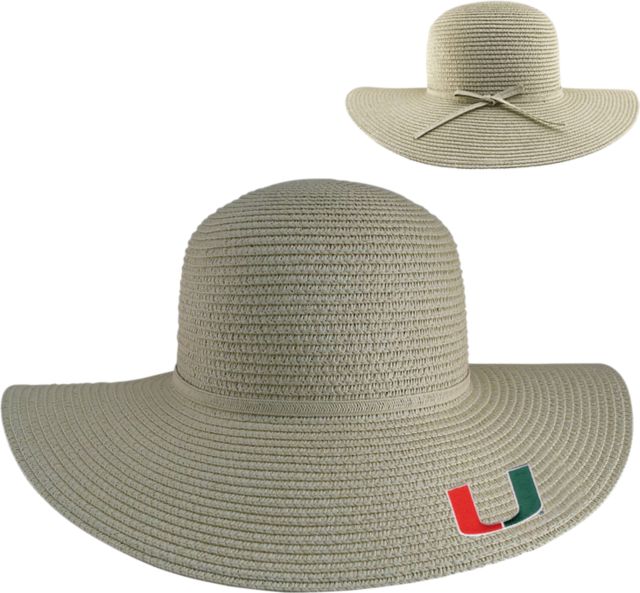 University of Miami Women's Straw Hat
