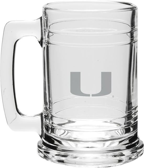 University of Miami 15 oz. Tankard