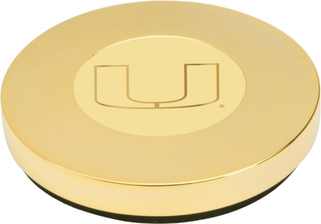 University of Miami 2.25'' Engraved Paper Weight