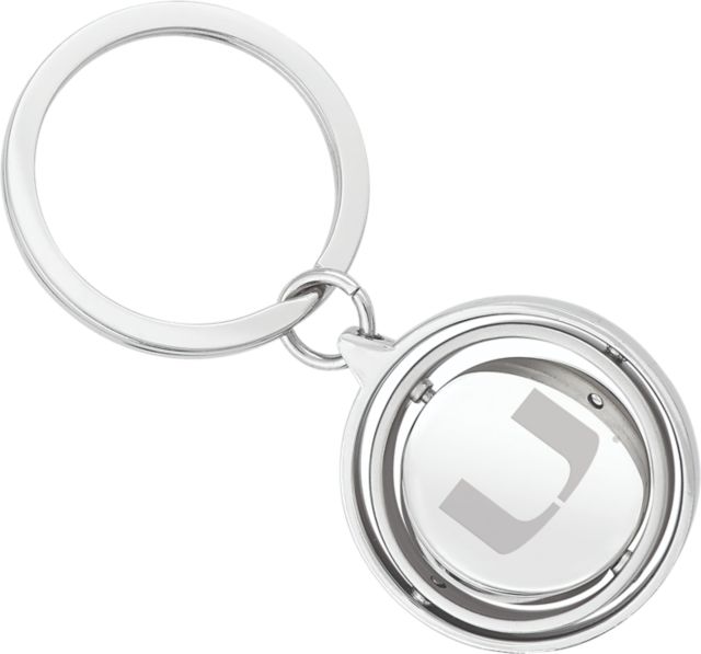 University of Miami Gimball Keyring