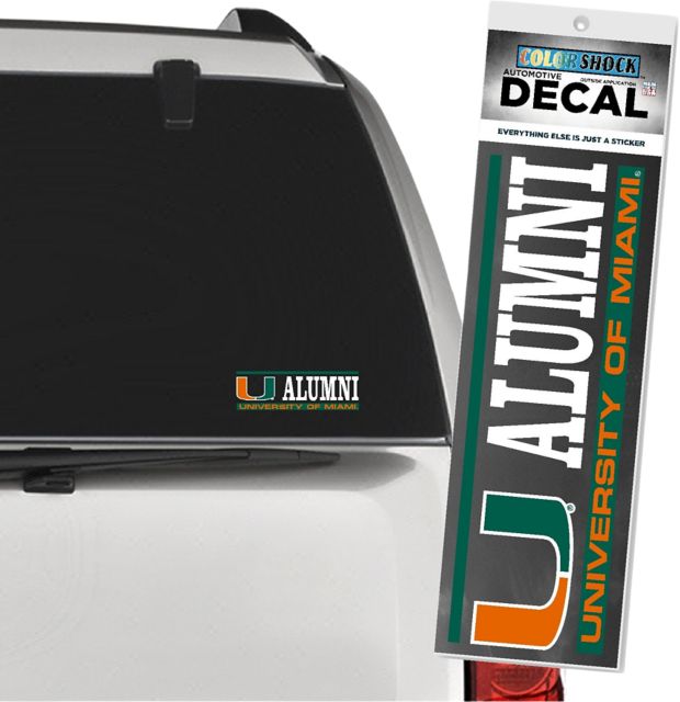 University of Miami Alumni Decal