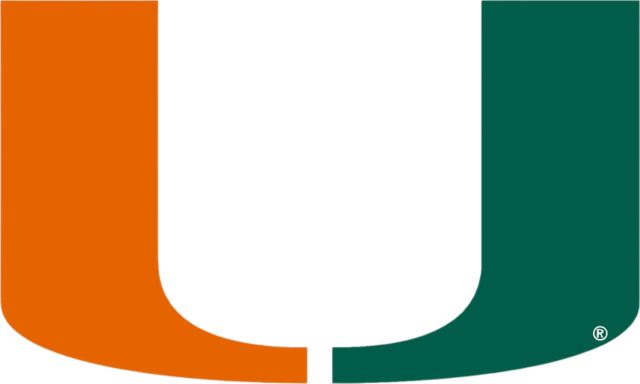 University of Miami Primary Decal
