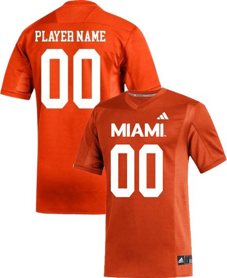 Miami Football adidas Player Name Replica Jersey