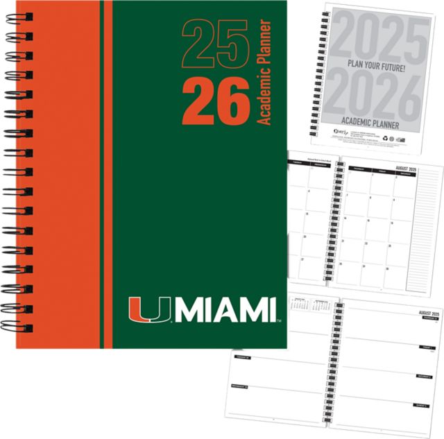 University of Miami Academic Year 2025 - 2026 Planner