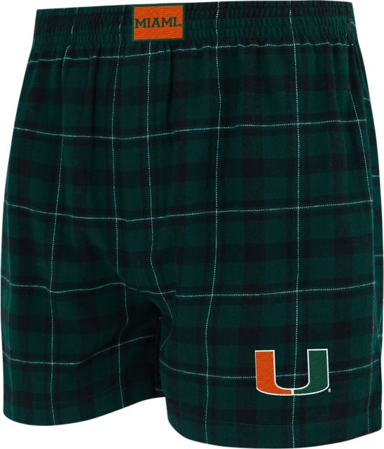 University of Miami Flannel Boxers
