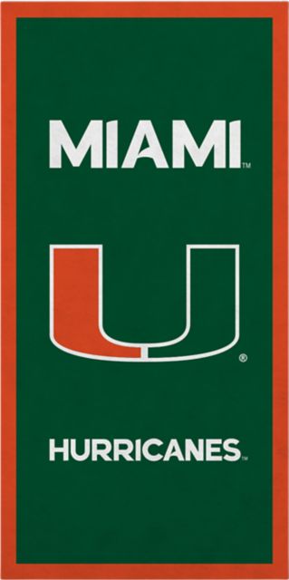 University of Miami Hurricanes 18" x 36" Vertical Banner