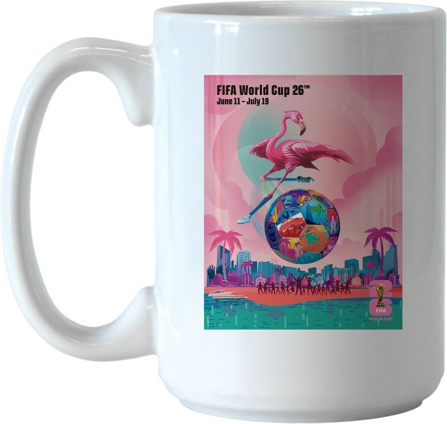 2026 FIFA World Cup Miami Poster Mug