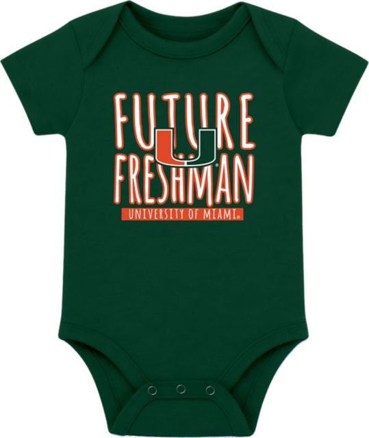 University of Miami Infant's Hurricanes Onesie