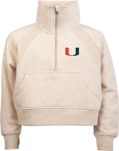 University of Miami Youth Crop 1/4 Zip