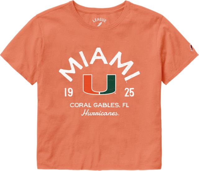 University of Miami Women's Crop Short Sleeve T-Shirt