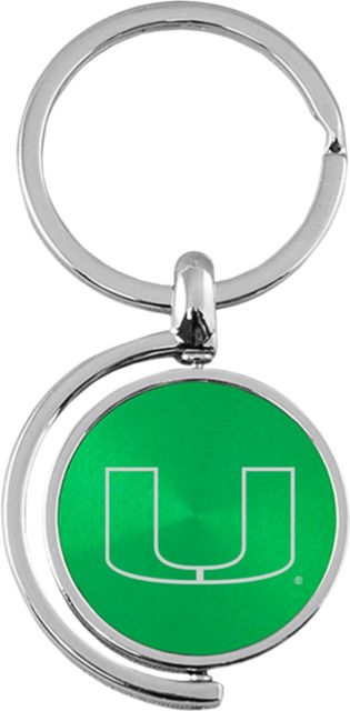 University of Miami Spinner Key Tag