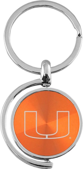 University of Miami Spinner Key Tag